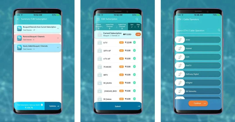 TRAI Android App TV Channels Screenshots