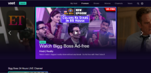 Voot Website